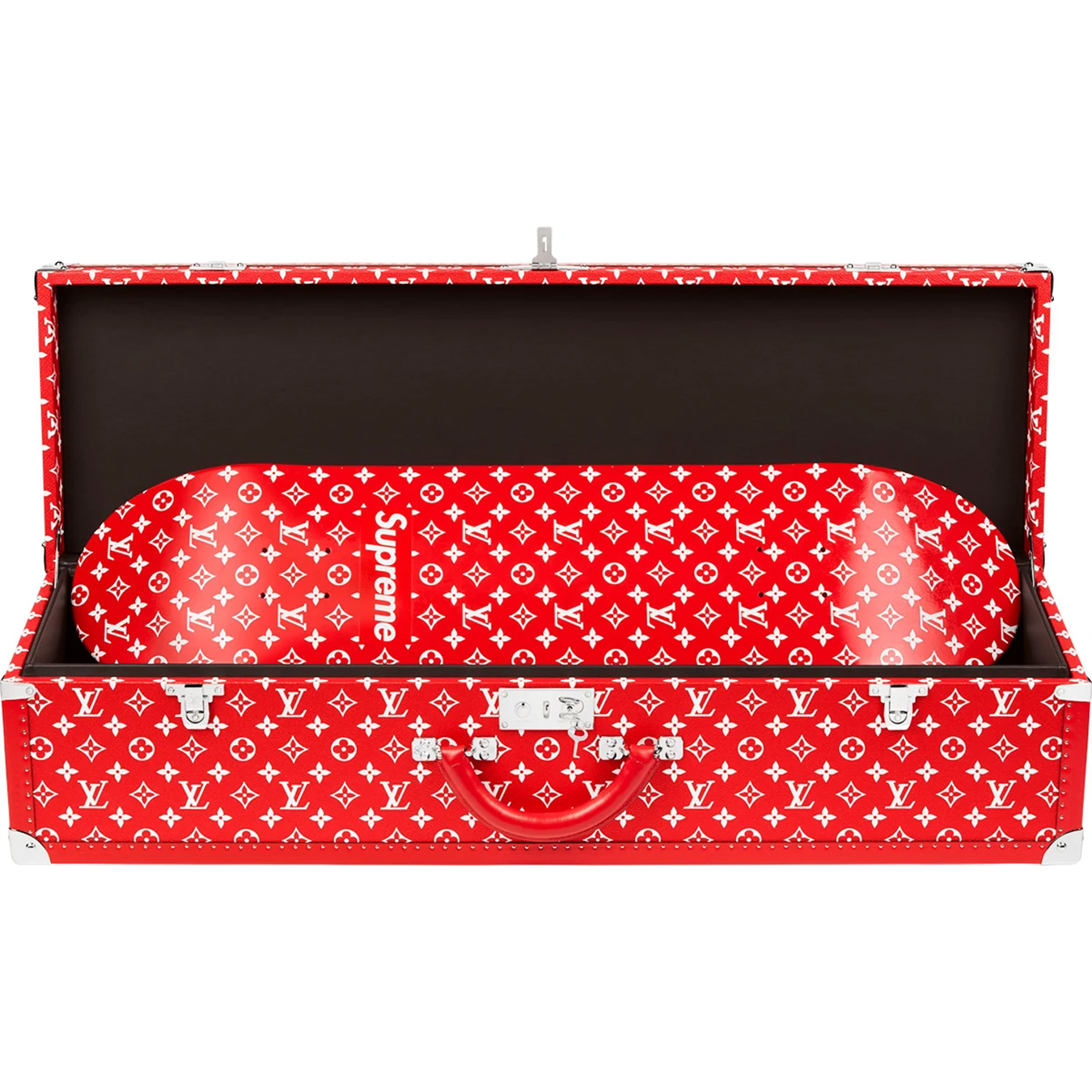 Louis Vuitton/Supreme Boite Skateboard Trunk view 2